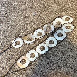 Elegant Shell Circle Women's Belt